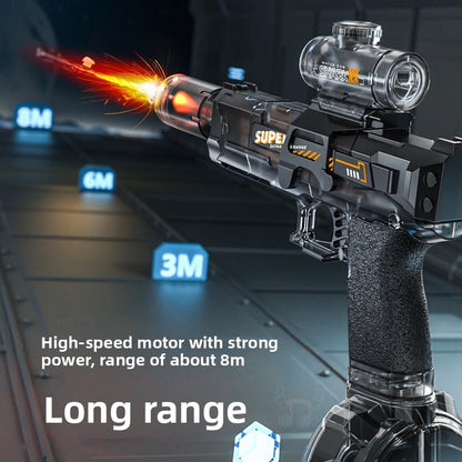LED Light Up Electric Continuous Spray Water Toy Gun