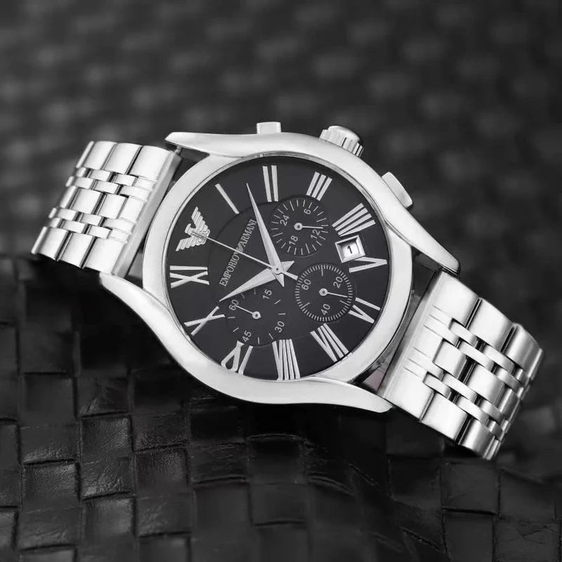 Image of Men’s Chronograph Stainless Steel Watch ©