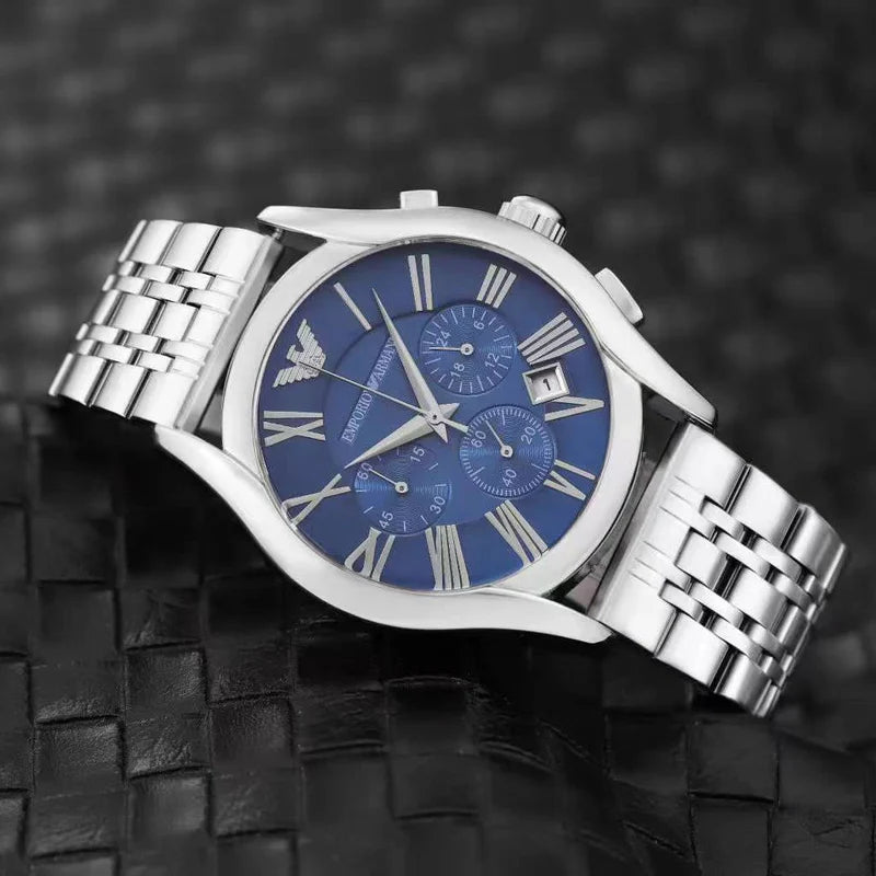 Image of Men’s Chronograph Stainless Steel Watch ©